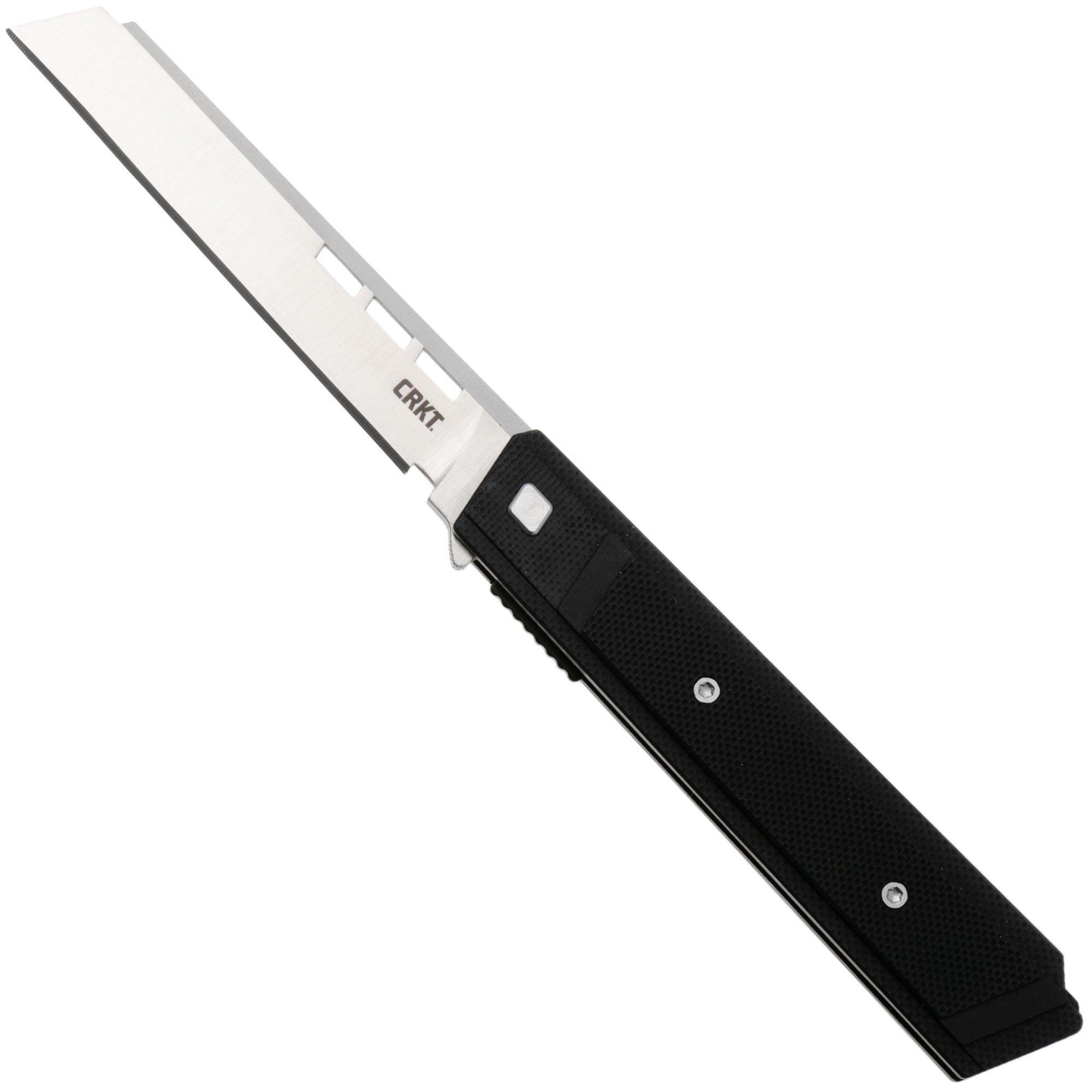 CRKT Zephyr 3840 Satin D2, Black G10, pocket knife, Matthew Lerch design