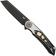 Immagine per CRKT Fortuitous 4014 Blackwashed MagnaCut, Black Titanium, coltello da tasca, Michael Walker design