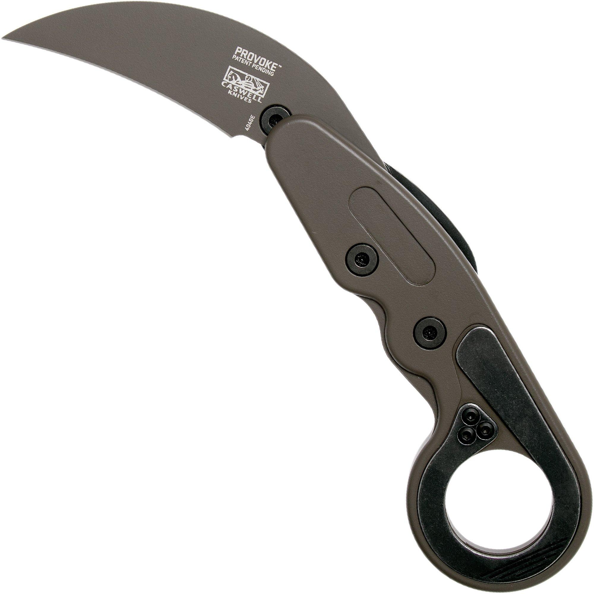 CRKT Provoke 4040E Earth Kinematic Karambit zakmes, Joe Caswell design