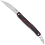 CRKT Forebear 4810 Red Black G10 coltello da tasca slipjoint, design di Darriel Caston