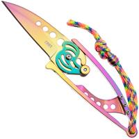 Bild für CRKT Snap Lock 5102P Iridescent Titanium Nitride 420J2, Stainless Steel, Taschenmesser, Ed Van Hoy Design