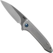 CRKT Delineation Silver 5385 pocket knife, Eric Ochs design