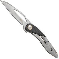 Imagem para CRKT Nucleus 5703 Bead Blast CPM MagnaCut, Grey Titanium, Carbon Fiber Overlay, navalha, Princeton Wong design