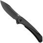 Image for CRKT Padawan 6070CF, Black 14C28N, Black Stainless Steel, Carbon Fiber Overlay pocket knife, Pedro Buzetti design