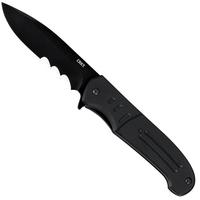 Afbeelding voor CRKT Ignitor Assisted Black Serrated zakmes, Ken Steigerwalt design