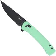 Obraz dla Nóż składany CRKT Q Compact 7075B Black Oxide 14C28N, Aqua GRN, projekt Richard Rogers