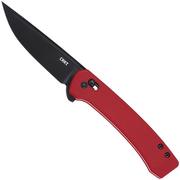 Obraz dla Nóż składany CRKT Q Compact 7075R Black Oxide 14C28N, Red GRN, projekt Richard Rogers