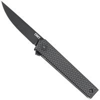 Image pour CRKT CEO Microflipper, Drop Point Black 7081D2K Black Aluminum couteau de poche, Richard Rogers design