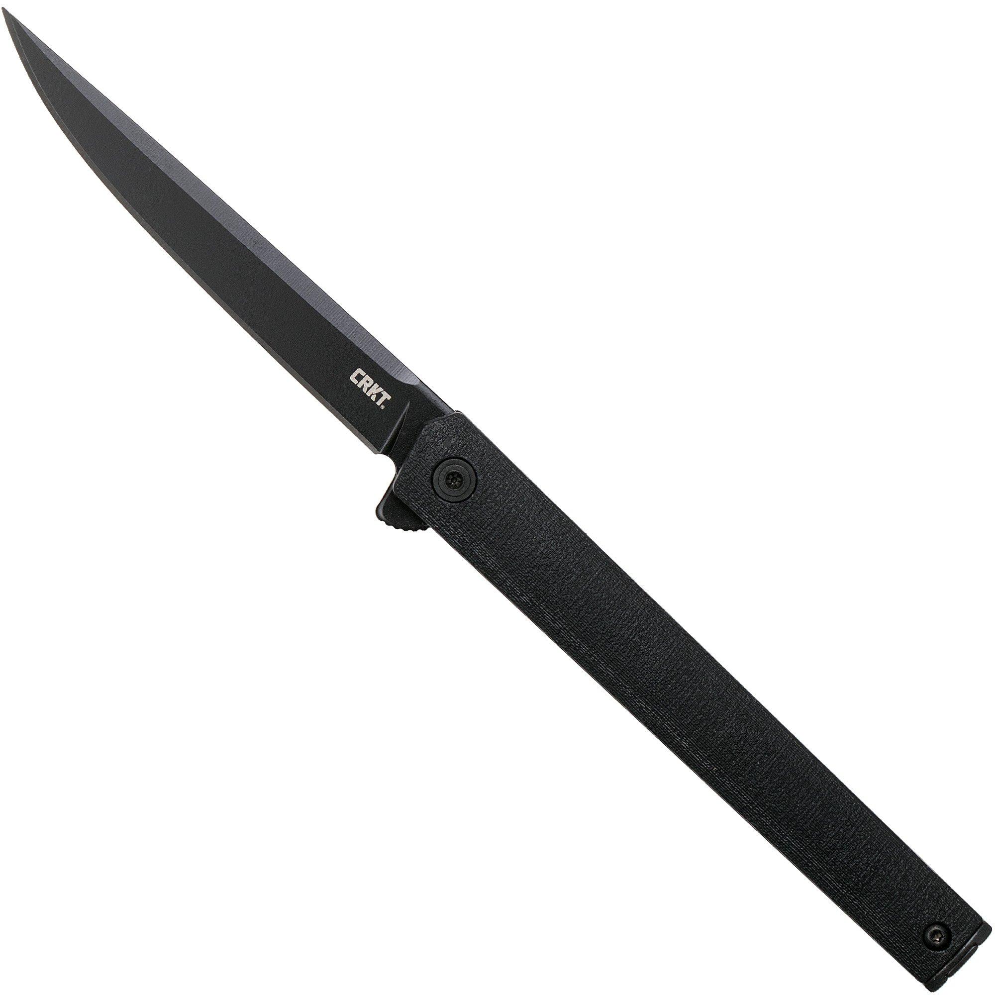 CRKT CEO Flipper Blackout 7097K Taschenmesser, Richard Rogers Design