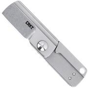 Obraz dla Scyzoryk CRKT Box Key 7118 Stonewashed 12C27, Stainless Steel, projekt Richard Rogers