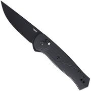 Obraz dla Nóż składany CRKT Sero 7170K Black Titanium Nitride CPM S35VN, Black GRN, projekt Richard Rogers