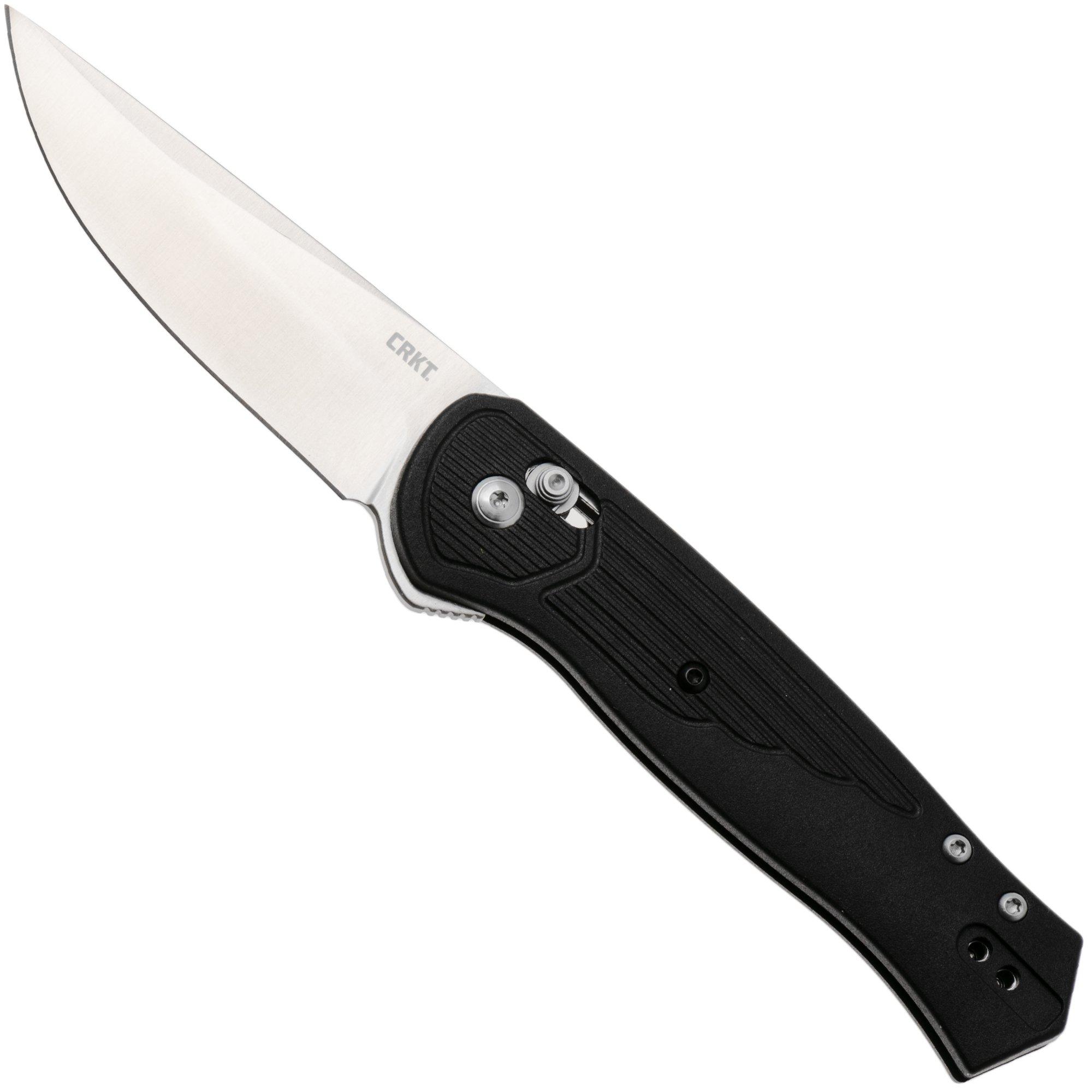 CRKT Sero 7170 Satin CPM S35VN, Black GRN, zakmes, Richard Rogers design