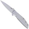 Image for CRKT Slag 7600 Bead Blasted D2, Gray Stainless Steel, pocket knife, Russ Kommer design
