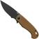 Image pour CRKT P.S.D. II Black 7910 Coyote Brown G10 couteau de poche, Jim Hammond design