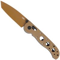 Obraz dla Nóż składany CRKT M16 Crossbar Lock Tanto M16-02XD Desert Tan EDP D2, Desert Tan Grivory, projekt Kit Carson
