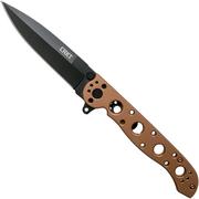 CRKT M16-03BK Bronze pocket knife, Kit Carson design