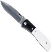 CRKT M4-02M, White pocket knife, Kit Carson design