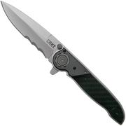 CRKT M40-15 Combo Edge pocket knife, Kit Carson design