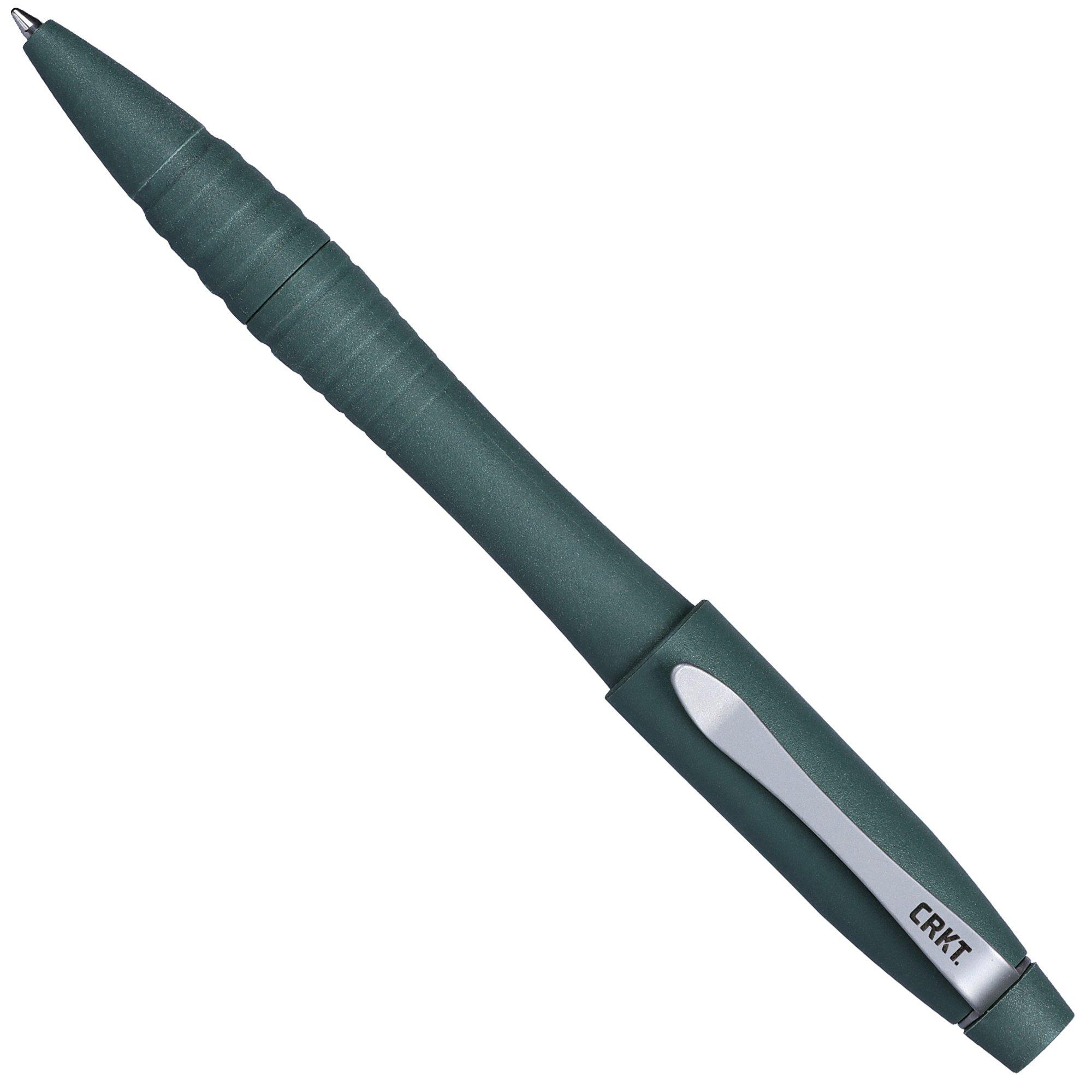 Długopis taktyczny CRKT Williams Defense Pen, Green Grivory, projekt James Williams