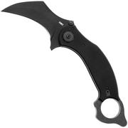 Nóż karambit CRKT Du Hoc Deadbolt 2635 Black Powder Coat D2, Black G10, projekt Austin McGlaun