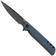 Image pour CRKT LCK+ Drop Point 3801KN Black Oxide 14C28N, Gray G10, couteau de poche, Matthew Lerch design