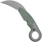 Obraz dla Nóż składany CRKT Provoke 4041GR Stonewashed AUS8, Aqua Green Grivory, Kinematic Karambit, projekt Joe Caswell