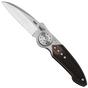 Obraz dla Nóż składany CRKT Walker Blade Lock 4200 Satin 14C28N, Stainless Steel, Black Brown G10 Overlay, projekt Michael Walker