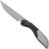 Bild für CRKT Fial 5670 Bead Blast 12C27, Black Gray Stainless Steel, Taschenmesser mit Korkenzieher, Princeton Wong Design