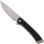 Obraz dla Nóż składany CRKT Q Compact 7077 Bead Blast CPM S35VN, Bead Blast Aluminum, Black G10 Inlay, projekt Richard Rogers