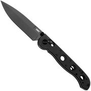 CRKT M16 Crossbar Lock Spear Point M16-03XK Black EDP D2, Black Grivory, navaja, Kit Carson design