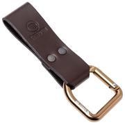 Casström Dangler & Belt Loop Brown, passante per cintura per foderi coltelli 10103