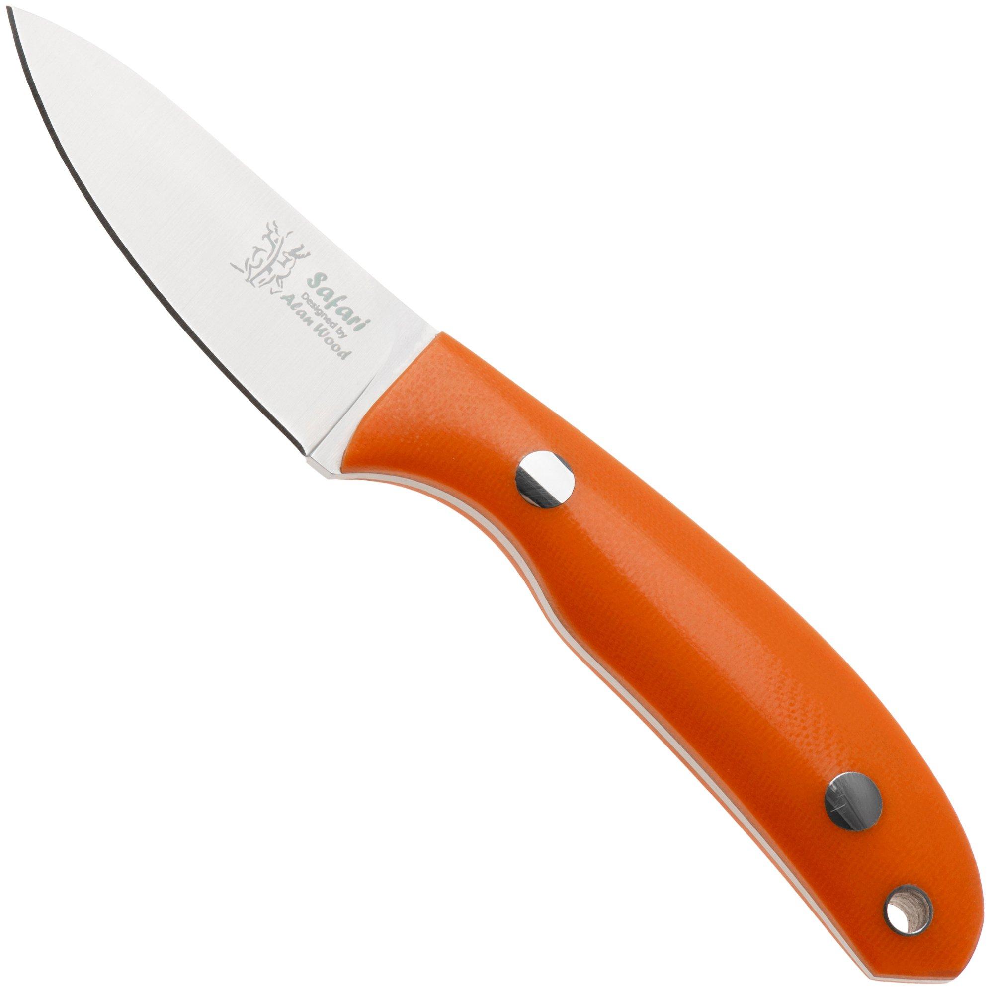 Nóż myśliwski Casström Safari Orange G10, 10630, projekt Alan Wood