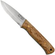 Casström Woodsman Knife Curly Birch, K720 Scandi Grind 10804