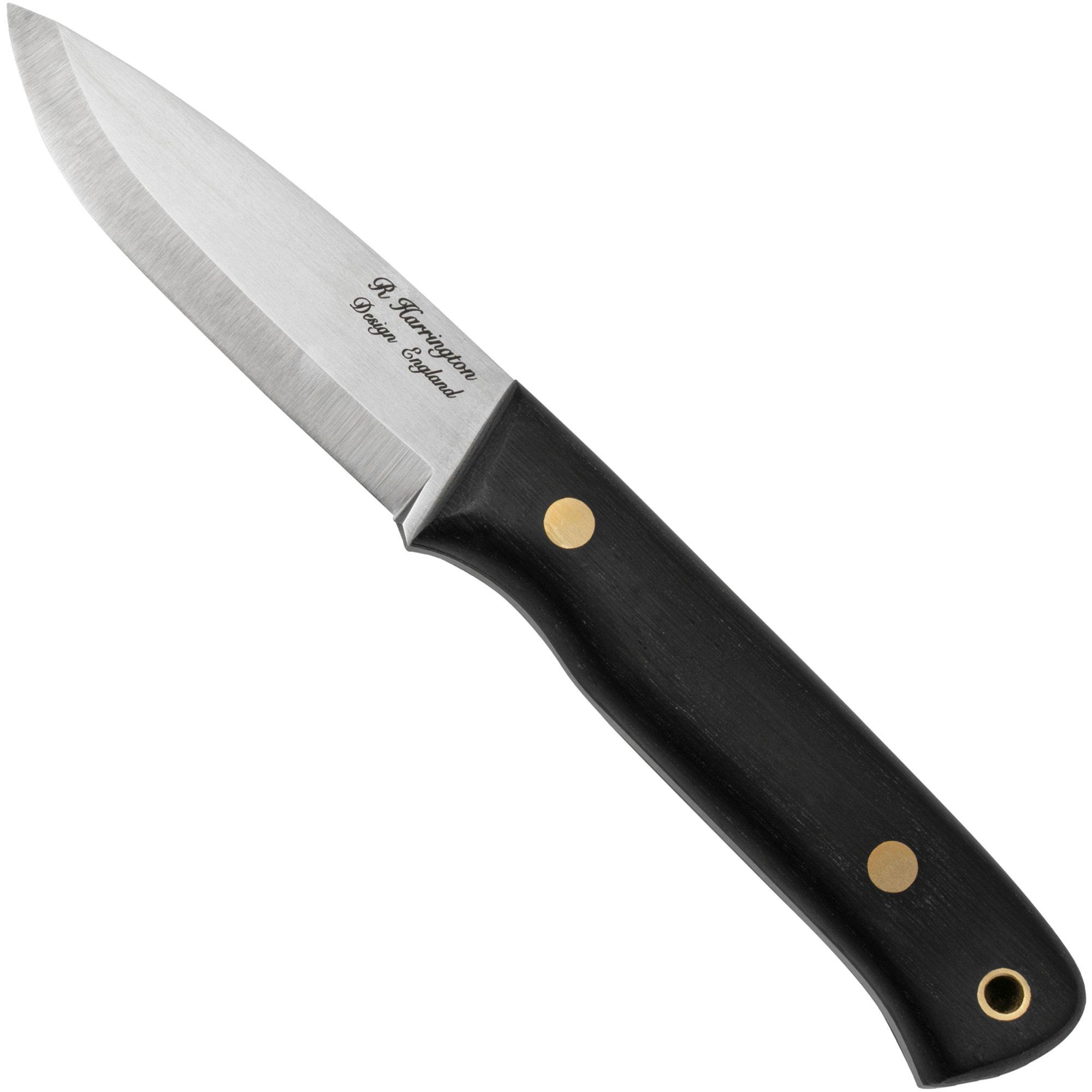 Casström Woodsman Knife Bog Oak, K720 Scandi Grind 10809