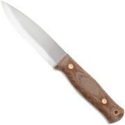 Casstrom Lars Falt Knife 11850 Natural Canvas Micarta, couteau de bushcraft