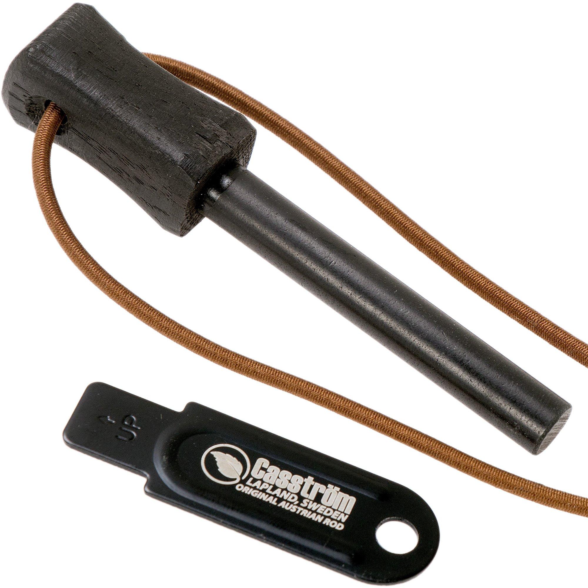 Casström Fire Striker Steel Army Bog Oak 12209, Firesteel