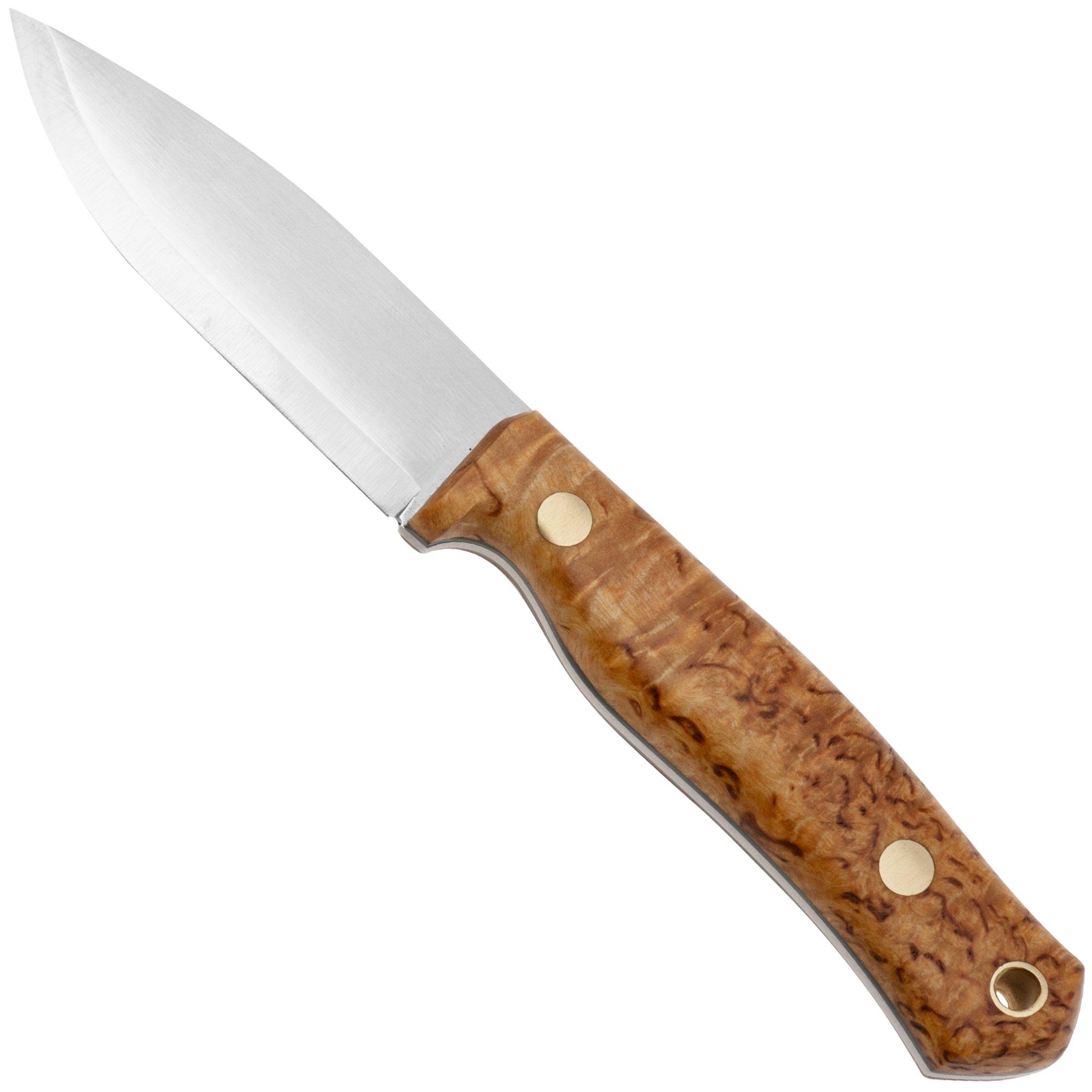 Nóż z głownią stałą Casström No. 8 SFK 12808 Curly Birch