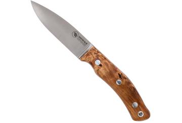 Casström No. 10 Swedish Forest Knife Curly Birch, 14C28N Flat Grind 13118