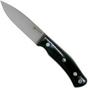 Casström No. 10 Swedish Forest Knife Black Micarta, 14C28N Flat Grind 13120