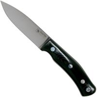 Image for Casström No. 10 Swedish Forest Knife Black Micarta, 14C28N Flat Grind 13120