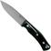 Image for Casström No. 10 Swedish Forest Knife Black Micarta, 14C28N Flat Grind 13120