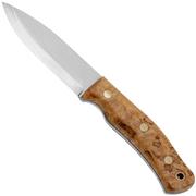 Casström No. 10 Swedish Forest Knife Scandi 14108, 14C28N Curly Birch Kydex, couteau de bushcraft