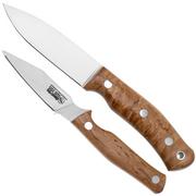 Casström Swedish Hunters Combo 14318 Stabilised Curly Birch, jachtmessen