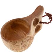 Casström Curly Birch Kuksa 16114, 2-Finger Handle, cup