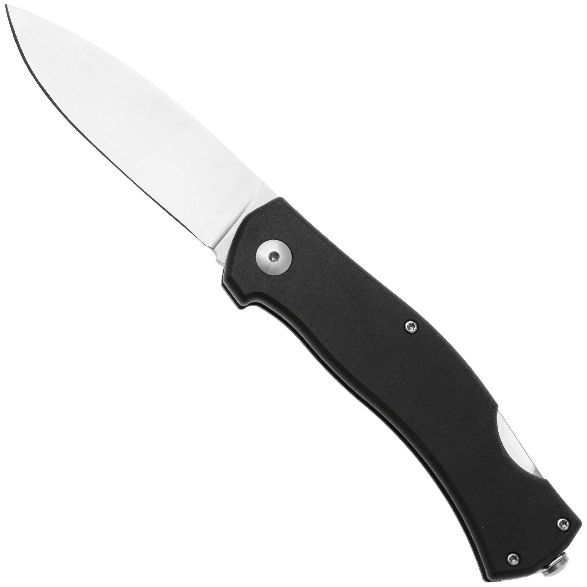Casström Lars Fält EDC 17020, Satin 14C28N, Raven Black FSC pocket knife