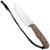 Afbeelding voor Chris Reeve Backpacker Drop Point BPR-1001 Stonewashed CPM MagnaCut, Natural Canvas Micarta, outdoormes