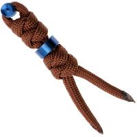 Afbeelding voor Chris Reeve Large Sebenza/Umnumzaan Lanyard with bead rust/blue COM-7131