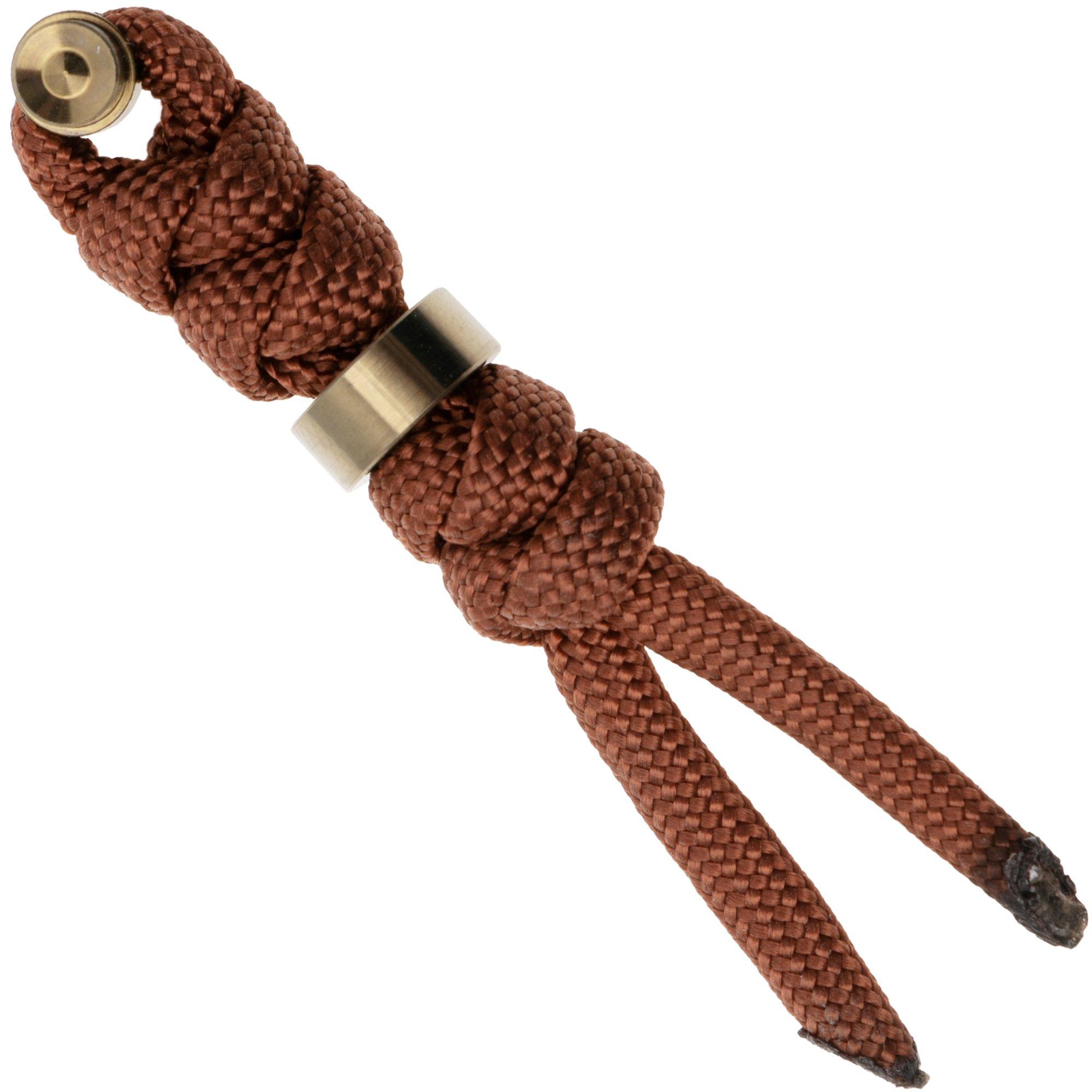 Chris Reeve Large Sebenza/Umnumzaan Lanyard mit Bead Rust/Gold COM-7132