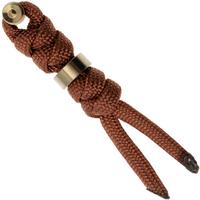 Image for Chris Reeve Large Sebenza/Umnumzaan Lanyard with bead rust/gold COM-7132