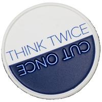 Image pour Chris Reeve Patch PVC, Think Twice Cut Once CRK-2003